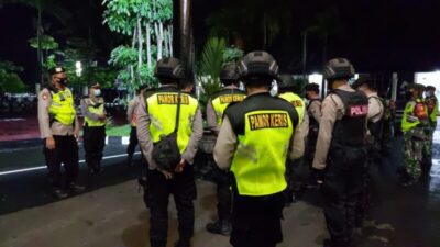 Angka Konfirmasi Positif Covid-19 meningkat, Kapolres Nganjuk Galakkan Patroli Pamor Keris Sisir Pelanggar Prokes