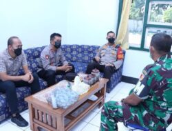 Pererat Sinergitas, AKBP Andi Sinjaya Silaturahmi Ke Sub Denpom V/35 Situbondo