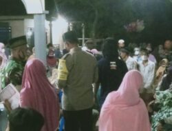 Giat Safari Ramadhan Forpimka dan Vaksinasi PKM Wonosono, di Masjid Baitul Makmur Desa Bagorejo Kecamatan Srono