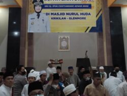 Bupati Banyuwangi Hj Ipuk Fiestiandani Silaturahmi ke Masjid Nurul Huda dan Pesantren Mnhajut Thullab Krikilan – Glenmore