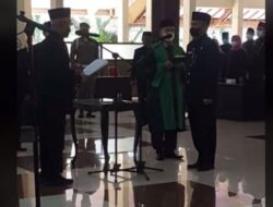 Bupati Bondowoso Drs KH Salwa Resmi Melantik H. Bambang Sukwanto Sebagai Sekda Bondowoso