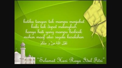 Ucapan Selamat Hari Raya Idul Fitri