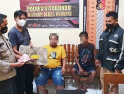 Tanggapi Laporan Masyarakat, Polsek Banyuglugur Polres Situbondo Gerebek Perjudian