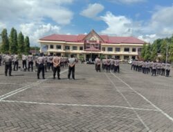Polres Situbondo melakukan Giat Untuk Pembinaan Penyegaran dan Peningkatan Kemampuan Kompi Dalmas