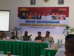 Antisipasi Kebakaran Hutan dan Lahan, Perhutani Kabupaten Bondowoso Gelar Rapat Koordinasi.