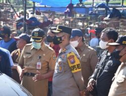 Kapolres Tinjau Pasar Hewan Bersama Disnakkan : Guna Memantau Situasi Pasar Hewan Terkait Adanya PMK