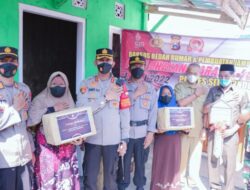 Baksos Hari Bhayangkara ke 76, AKBP Andi Sinjaya Wujudkan Mimpi Warga Pesisir Besuki Memiliki Rumah Layak Huni