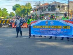 Satlantas Polres Bondowoso Gelar Sosialisasi Pra Operasi Patuh 2022.