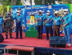 Bupati Bondowoso KH. Salwa Arifin Sambut Kirap Api Porprov Ke-7.