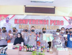 AKBP Andi Sinjaya : Puluhan Kasus Berhasil di Ungkap Dalam Operasi Pekat Semeru 2022 Digelar Polres Situbondo