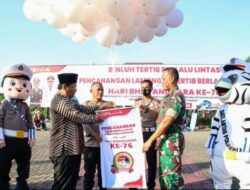 Polres Lamongan Gandeng Forkopimda, Dalam Rangka Sosialisasikan Budaya Tertib Berlalulintas