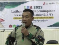 Prajurit Yonif Raider 514/SY Kostrad Bina 207 Pelajar SMK Manbaul Ulum Bondowoso