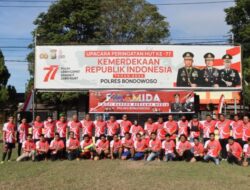 Kapolres Bondowoso Adakan Giat Piramida Dengan Olah Raga Bersama Insan Pers