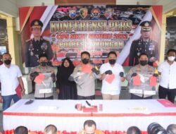 Polres Lamongan Berhasil Mengamankan 11 Pelaku Pencurian Ternak dan Motor