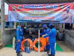 Antisipasi Bencana Satpolairud Polres Lamongan Dirikan Posko SAR