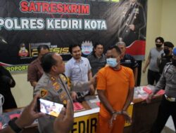 Polres Kediri Kota Berhasil Amankan Pelaku Curas Kantor Kas BPR Kota Kediri