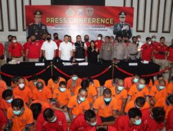 Polrestabes Surabaya Berhasil Mengamankan 74 Tersangka Curanmor