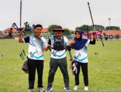 Atlet Panahan Bondowoso Binaan Ps.Kanit Provos Polsek Sukosari Polres Bondowoso Sabet Medali Emas Dalam Kejuaraan Popda Jatim XIII