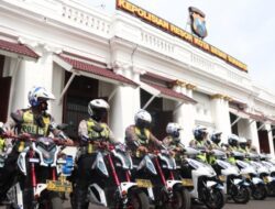 Apresiasi Kinerja Kepolisian, PT Molindo Mewakili Masyarakat Hibahkan 20 Unit Motor Listrik Kepada Polrestabes Surabaya