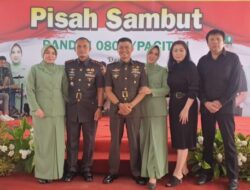 Tongkat Kepemimpinan Dandim Pacitan Berganti