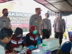 Antisipasi Penyebaran Covid-19, Polresta Sidoarjo Kembali Masifkan Vaksinasi