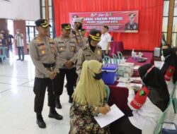 Jelang Libur Nataru, Polres Pasuruan Kota Gelar Vaksin Massal