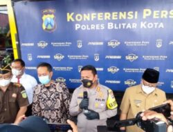 Jelang Nataru, Polres Blitar Kota Berhasil Ungkap 10 Kasus Narkoba