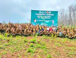 Minimalisir Bencana Banjir, Perhutani Tanam 1.100 Bibit Pohon di Lumbang Probolinggo
