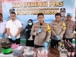 Polres Probolinggo Berhasil Selesaikan 92,46 persen Pengungkapan Kasus Sepanjang Tahun 2022