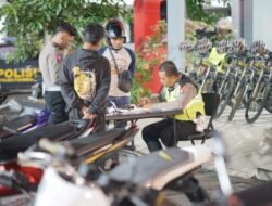Cipta Kondisi, Polres Ponorogo Amankan 42 Motor Knalpot Brong