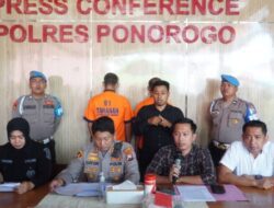 Dua Orang Pelaku Ilegal Logging Kayu Sono Keling Berhasil Diamankan Polres Ponorogo