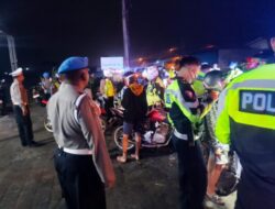 Harkamtibmas, Polisi Amankan Puluhan Kendaraan R2 Berknalpot Brong di Tulungagung