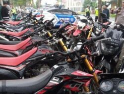 Respon Cepat Keluhan Warga, Puluhan Motor Knalpot Brong Berhasil Diamankan Polres Tulungagung