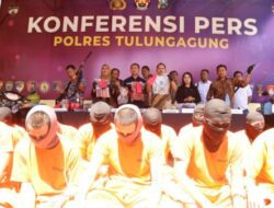 Polres Tulungagung Ungkap 35 Kasus Dalam Waktu 60 Hari, 52 Tersangka Diamankan