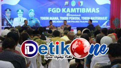 Polres Pasuruan Kota Bersama Forkopimda Gelar FGD Kamtibmas