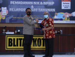 Polres Blitar Kota Bersama KPP Pratama Gelar Sosialisasi Perpajakan