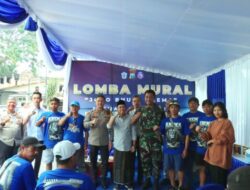 Polresta Malang Kota Gandeng Aremania Jogo Bhumi Arema dalam Lomba Mural