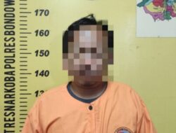Satresnarkoba Polres Bondowoso Berhasil Tangkap Seorang Pria Pengedar Sabu