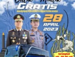 Catat Tanggalnya, Polresta Banyuwangi Sediakan Balik Mudik Gratis Tujuan Surabaya dan Malang