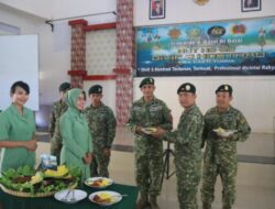 Dalam Rangka Memperingati HUT Divif 2 Kostrad, Yonif Raider 514 Lakukan Syukuran