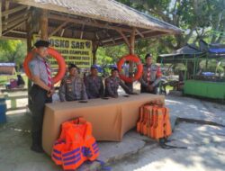 Ops Ketupat Semeru 2023, Polres Sampang Siapkan Kapal Polisi dan Alat Keselamatan di Pantai Camplong