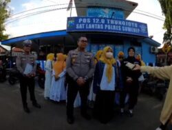 Konvoi Tanpa Helm, Emak-Emak Yang Viral di Medsos di Amankan Polres Sumenep