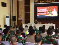 TNI – Polri di Pacitan Gelar Silaturahmi Jaga Sinergitas dan Soliditas