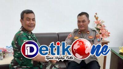 Perkuat Sinergitas, TNI-Polri di Kediri Gelar Silaturahim