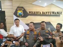 Terlibat Kasus Pelemparan Bus Pariwisata, Tiga Tersangka Berhasil Diamankan Polresta Banyuwangi