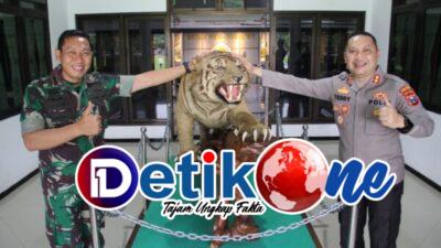 Perkuat Sinergitas TNI – Polri Kapolres Kediri Kota Kunjungi Markas Brigif 16 Wirayudha
