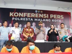 Sindikat Curanmor di 16 TKP Berhasil Di Tangkap Polresta Malang 