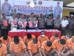 Operasi Sikat Semeru 2023, Polres Bondowoso Berhasil Tangkap 16 Tersangka Kasus Narkoba
