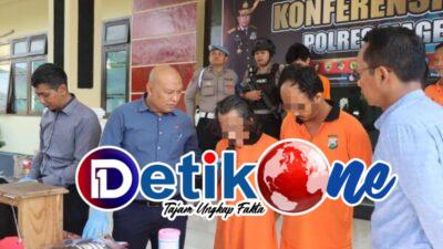 Dua Tersangka Pencurian Tabung Gas dan Kotak Amal Berhasil Diamankan Polres Magetan