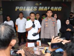 Tujuh Tersangka TTPO Berhasil Ditangkap Polres Malang
